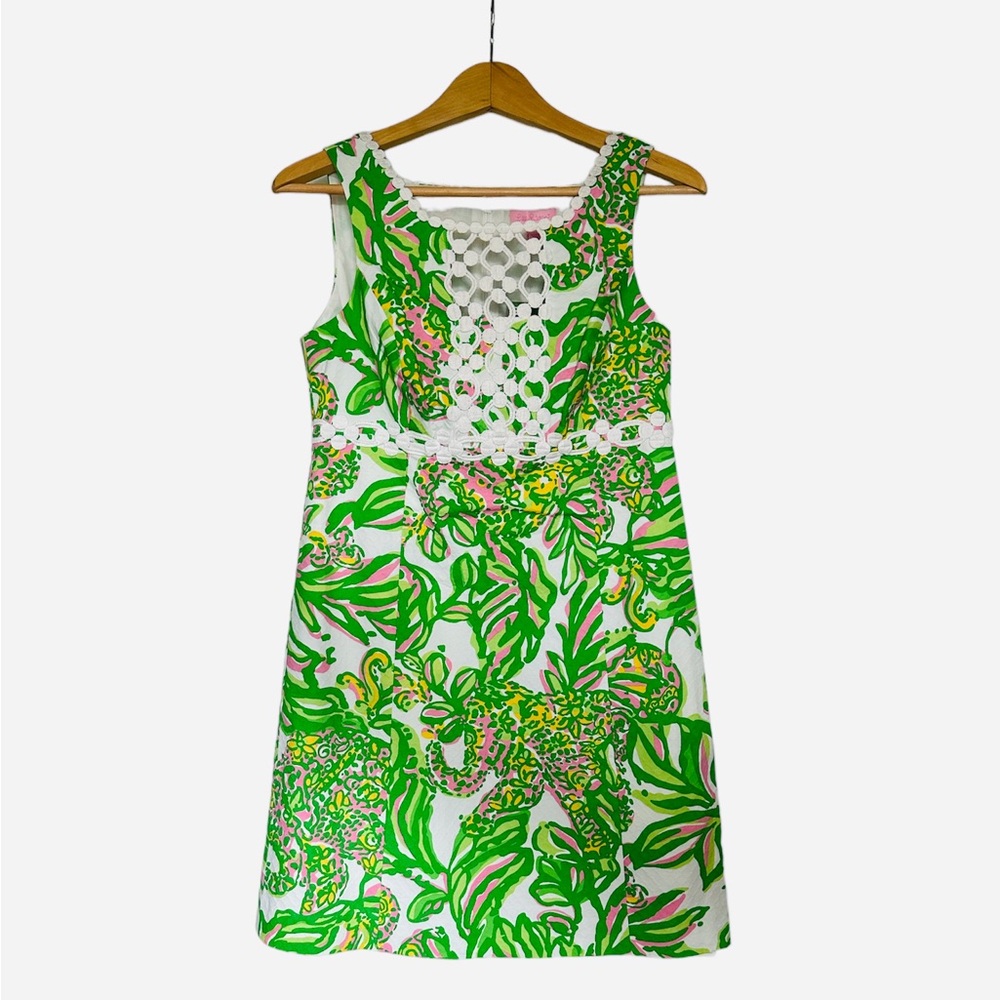 SOLD 🆕 Lilly Pulitzer Rosie Shift Dress in “Seeing Pink Elephants” NWT